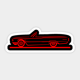 1965 Ford Thunderbird Convertible Sticker